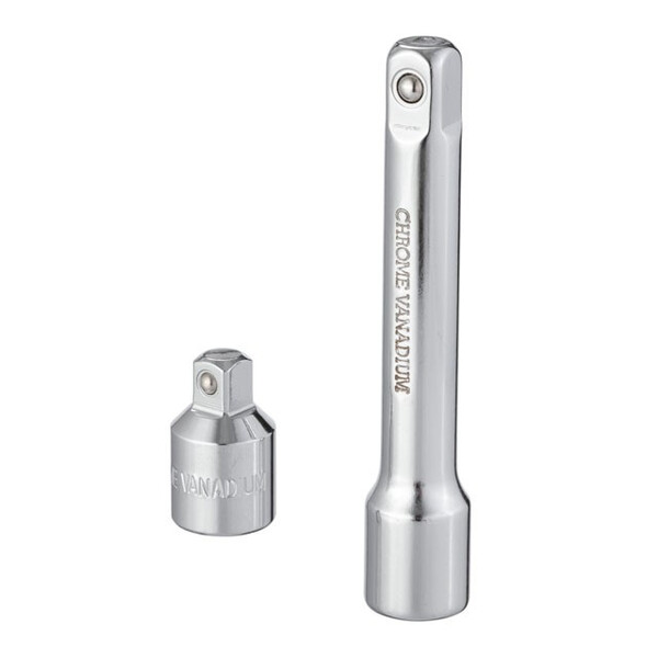 Ключ динамометричний 1/2" перехідник 1/2x3/8, подовжувач 125мм 1/2 28-210NM INTERTOOL XT-9007