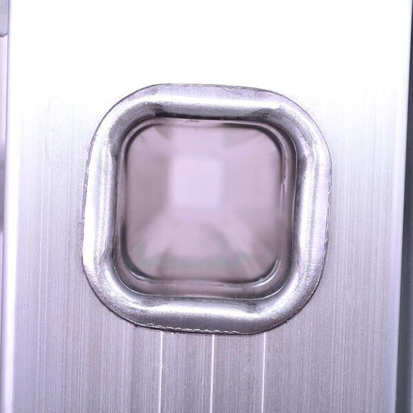 Драбина з алюмінію, багатофункціональна, трансформер, 4*3, 3,70м INTERTOOL LT-0030