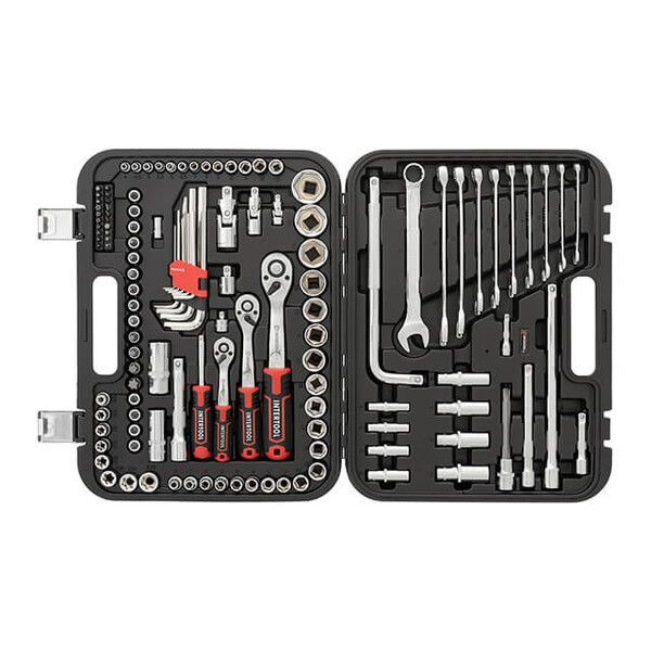 Набір інструментів 1/2 "& 3/8" & 1/4 ", 126ед., Cr-V STORM INTERTOOL ET-8126