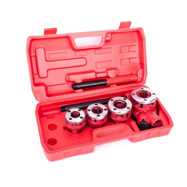 Набор плашек 4шт для нарезки резьбы 1/2; 3/4; 1; 1 1/4 INTERTOOL SD-8004