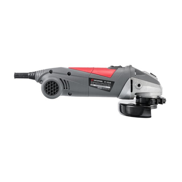 Угловая шлифмашина 900 Вт, 12 000 об/мин, диаметр круга 125 мм INTERTOOL DT-0268