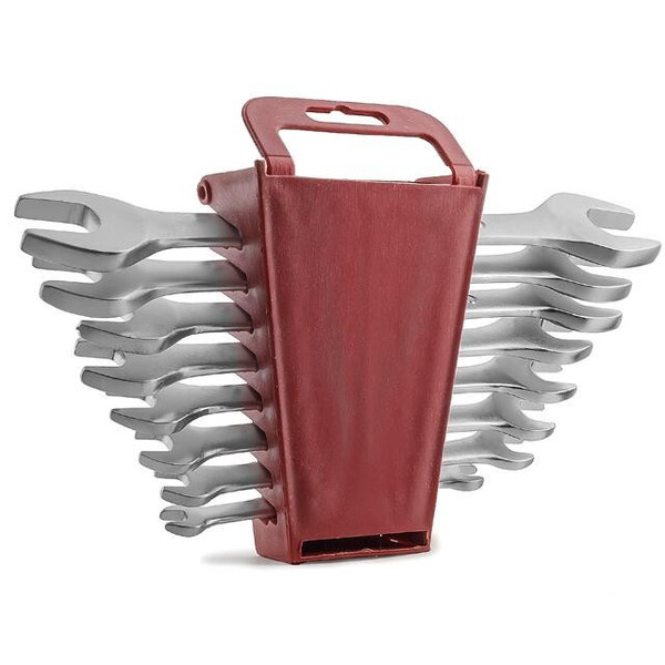 Набір ключів ріжкових 8 шт., 6-22 мм CrV INTERTOOL HT-1002