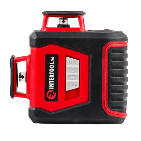 Рівень лазерний 360 град, 3 лазерні головки. INTERTOOL MT-3057