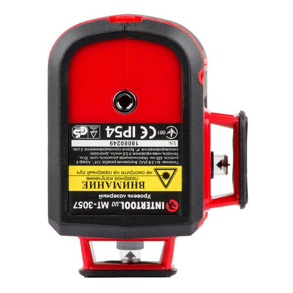 Рівень лазерний 360 град, 3 лазерні головки. INTERTOOL MT-3057