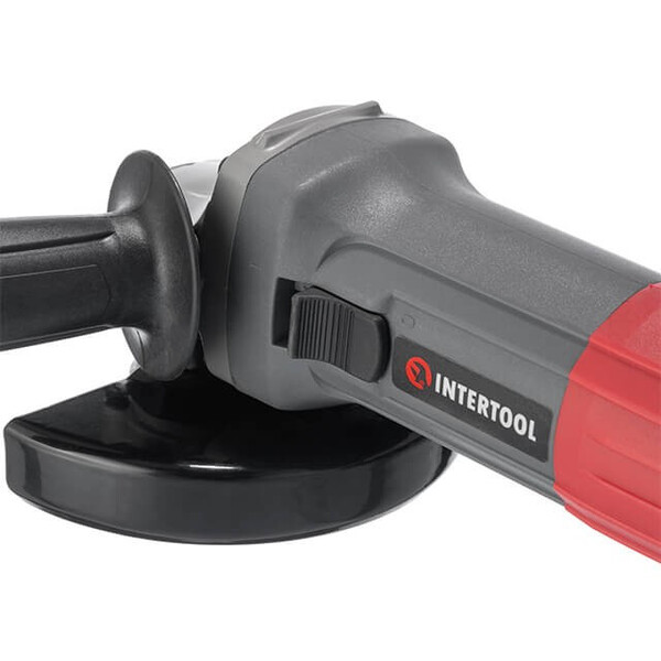 Шлифовальная машина угловая 860 Вт, 11000 об/мин, диаметр круга 125 мм INTERTOOL DT-0267
