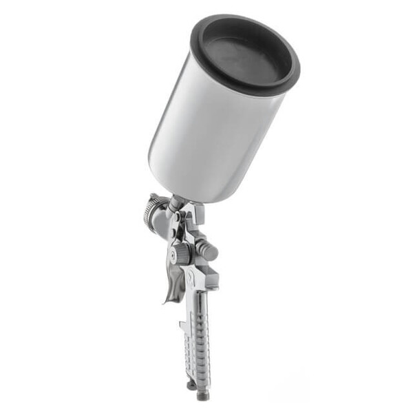 Фарбопульт пневматичний HVLP, верхній металевий бачок INTERTOOL PT-0107