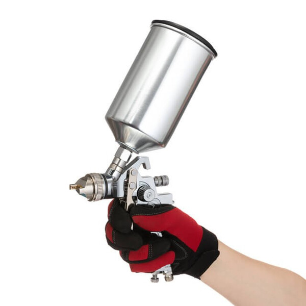 Фарбопульт пневматичний HVLP, верхній металевий бачок INTERTOOL PT-0107