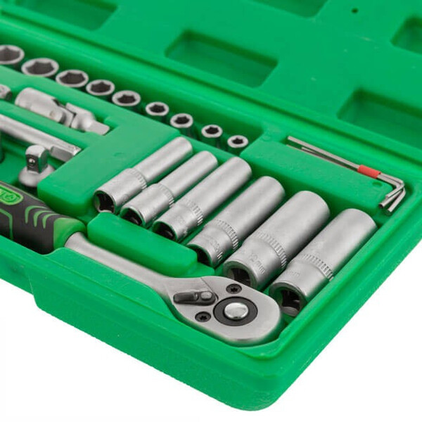 Набор торцевых головок с трещоткой Intertool ET-6036