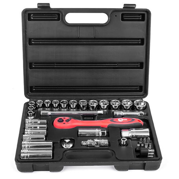 Набір інструментів професійний 39 од. 3/8" CrV INTERTOOL ET-6039