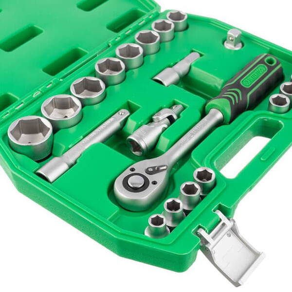Набір інструментів 1/2", 21 од. INTERTOOL ET-6021SP