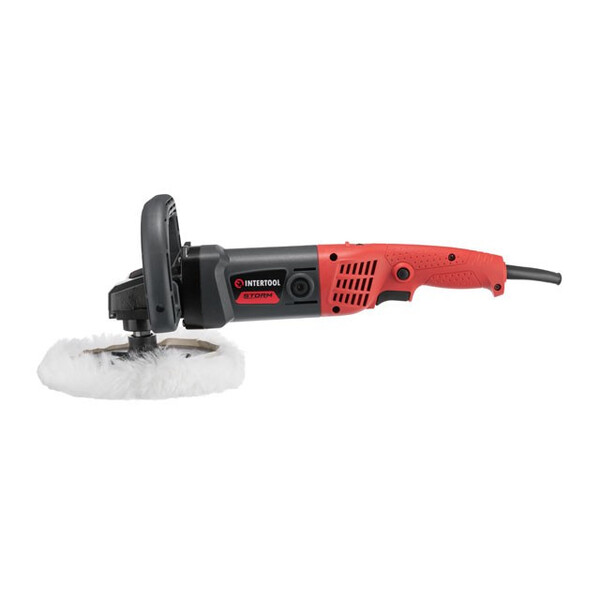 Машина полiрувальна STORM 1400 Вт, 800-3200 об/хв, 180 мм, 230 В INTERTOOL WT-1800