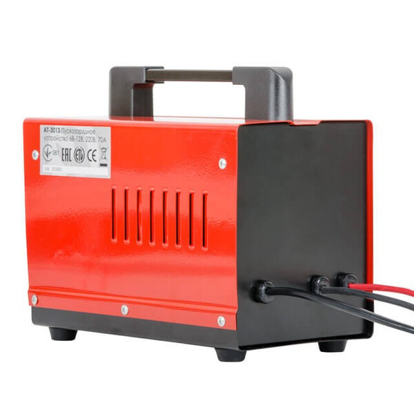 Пускозарядний пристрій 6 В - 12 В, 220 В, 70 А INTERTOOL AT-3013