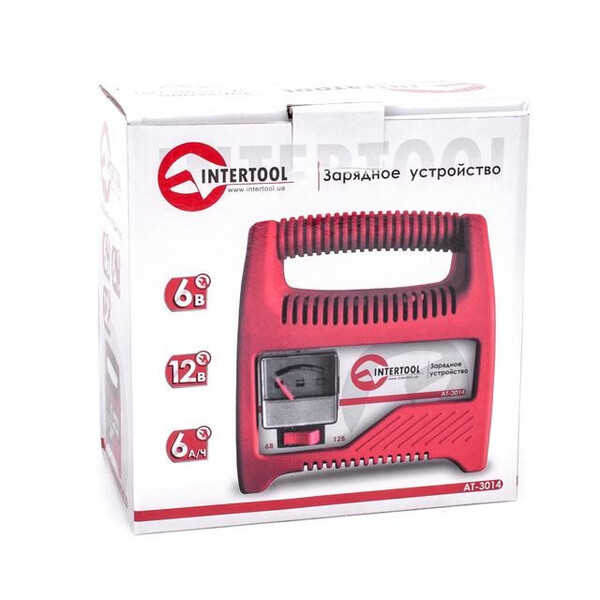Зарядний пристрій Intertool 6 12 В 6 А зі стрілочною індикацією (AT-3014)
