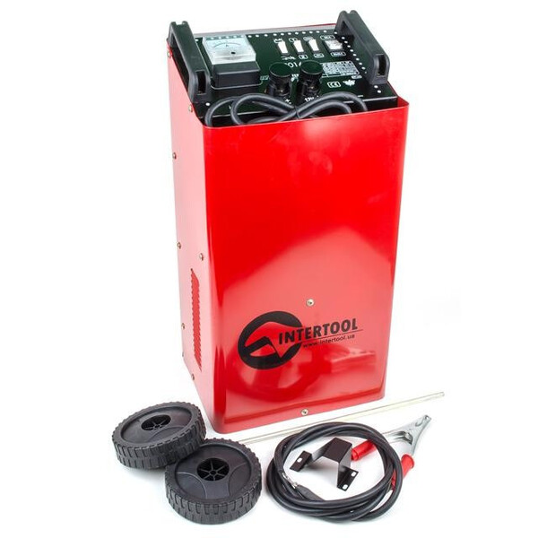 Пускозарядний пристрій INTERTOOL AT-3016, 12 В - 24 В, 300 А, 1.2 кВт