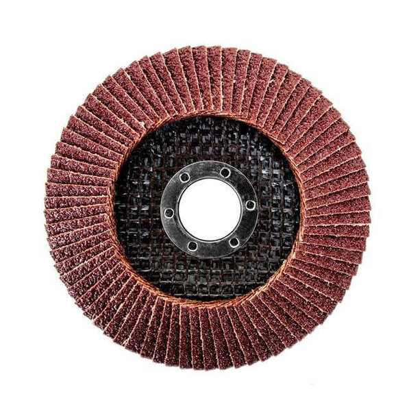 Диск шліфувальний пелюстковий 115 x 22 мм зерно K36 INTERTOOL BT-0103