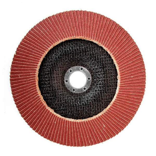 Диск шліфувальний пелюстковий 180 x 22мм зерно K100 INTERTOOL BT-0230