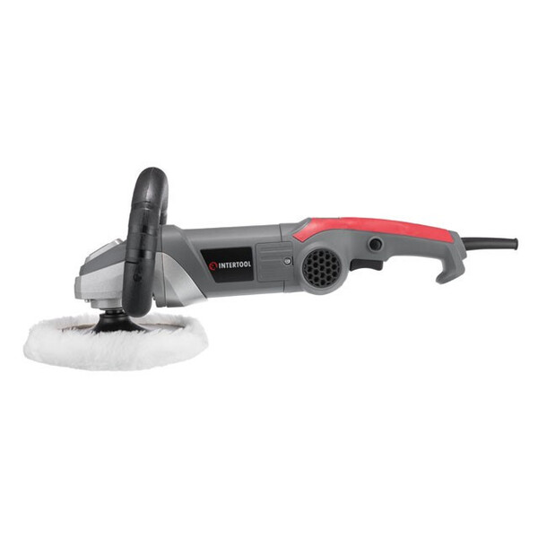 Полірувальна машина, 1400 Вт, 1000-3000 об/хв., 180мм INTERTOOL DT-0280