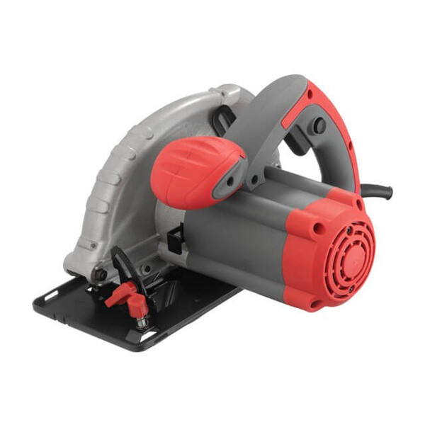 Пила дискова 1300 Вт, 5000 об/хв, кут нахилу0-45 °, глибина розпилу 41/57 мм, диск 185*20 мм INTERTOOL DT-0613