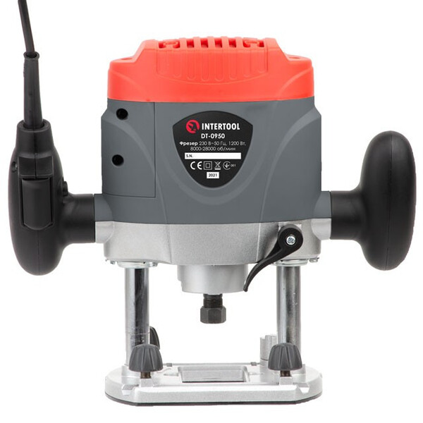 Фрезер, 1200 Вт, 8000-28000 об./хв, цанга 6/8 мм, макс глібіна 52 мм INTERTOOL DT-0950