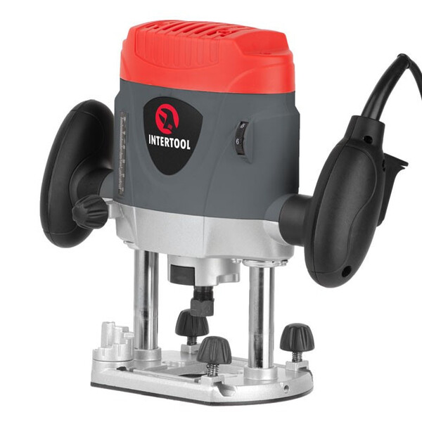 Фрезер, 1200 Вт, 8000-28000 об./хв, цанга 6/8 мм, макс глібіна 52 мм INTERTOOL DT-0950