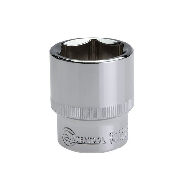 Голівка шестигранна 1/2" 27мм x 42мм CrV INTERTOOL ET-0027