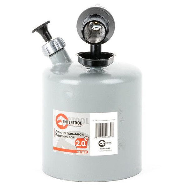 Лампа паяльна бензинова 2.0 л INTERTOOL GB-0033