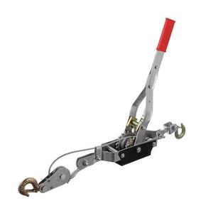 Лебідка важільна 4 тонни, 2 положення, 3.00 м x 5.5 мм трос, робоча довжина троса 1.50 м INTERTOOL GT1444