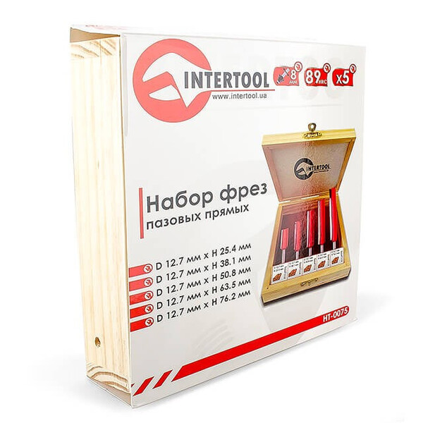 Набір фрез Intertool HT-0075