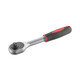 Рукоятка із храповим механізмом на 24 зуби 1/4”. CrV INTERTOOL HT-2104
