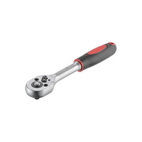 Рукоятка із храповим механізмом на 24 зуби 1/4”. CrV INTERTOOL HT-2104