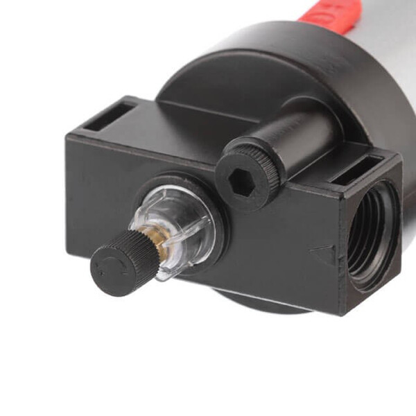 Лубрикатор (устройство подачи масла) 1/2 в металлической защитной колбе INTERTOOL PT-1421