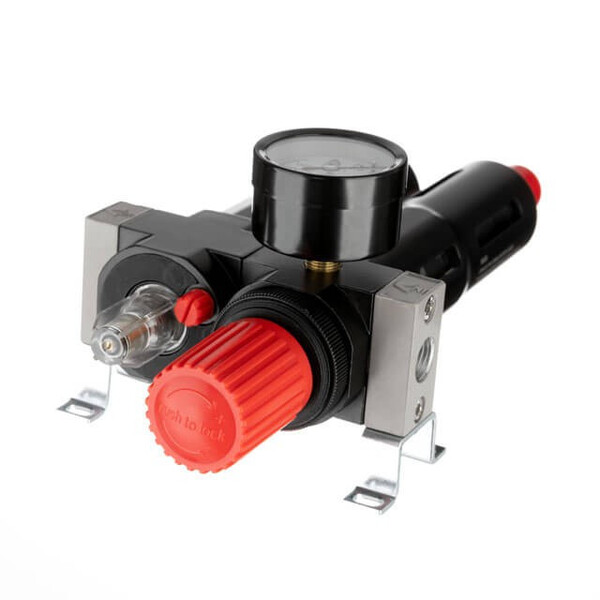 Блок подготовки воздуха 1/4, 5мкм, 850 л/мин, металл, профессиональный INTERTOOL PT-1435