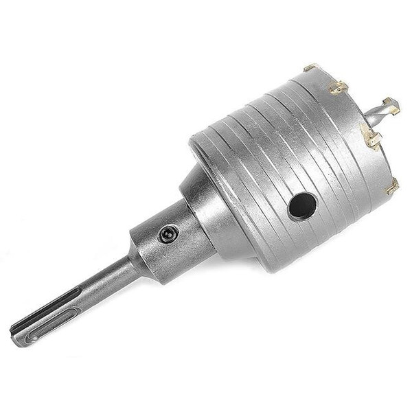 Комплект: Свердло корончастот для бетону 65 мм + Перехідник SDS Plus 100 мм INTERTOOL SD-7065