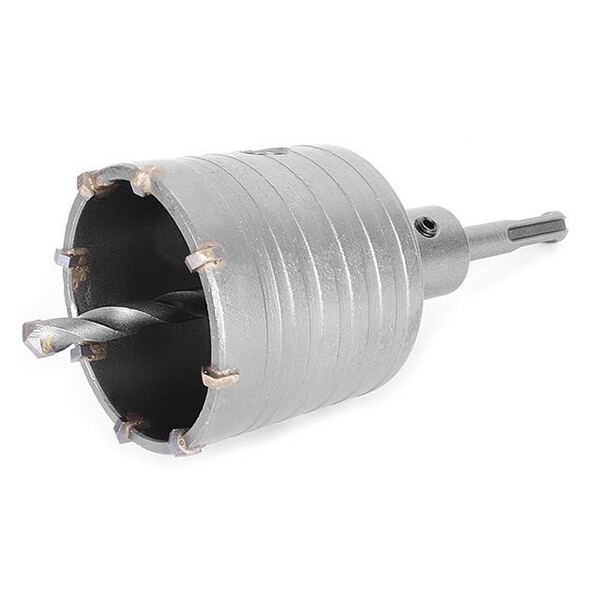 Комплект: Свердло корончастот для бетону 65 мм + Перехідник SDS Plus 100 мм INTERTOOL SD-7065