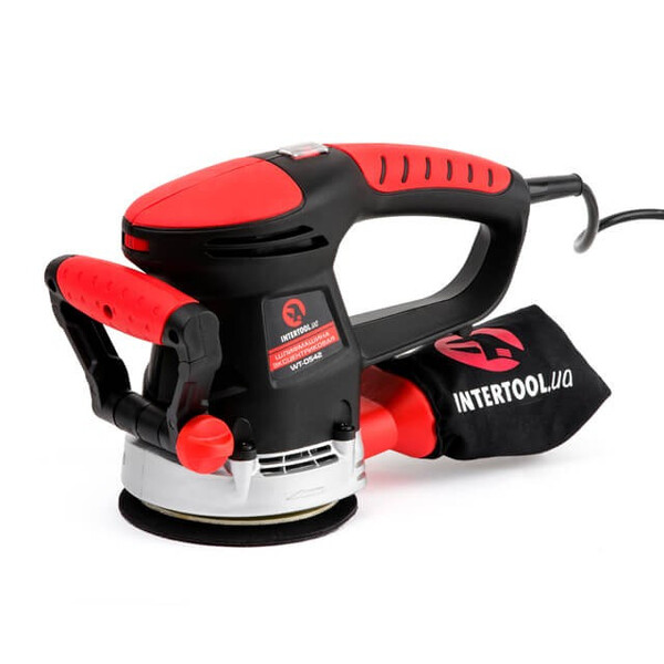 Шлифовальная машина эксцентриковая, 480 Вт, 4000-14000 об./мин, 125 мм. INTERTOOL WT-0542