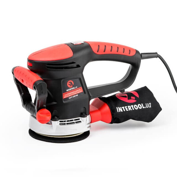 Шлифовальная машина эксцентриковая, 480 Вт, 4000-14000 об./мин, 125 мм. INTERTOOL WT-0542