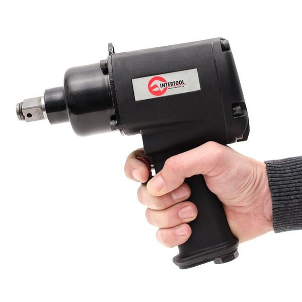 Гайковерт пневматичний, 3/4", 1300 Нм., професійний, 5000 об/хв. INTERTOOL PT-1105