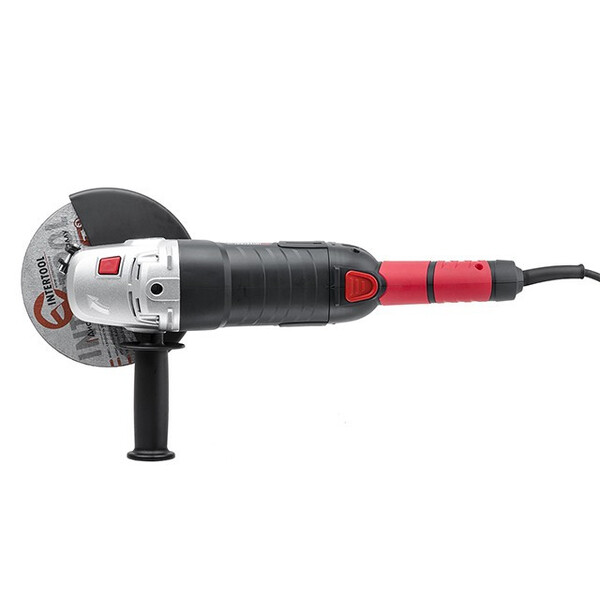 Шліфмашина кутова 1800Вт, діаметр круга 180мм, 8000 об/хв INTERTOOL WT-0227