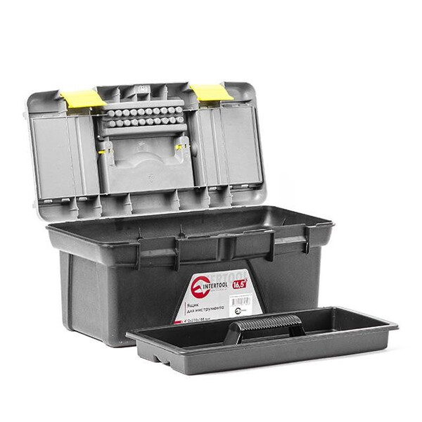 Ящик для інструменту 16.5" 412*214*188мм INTERTOOL BX-0316