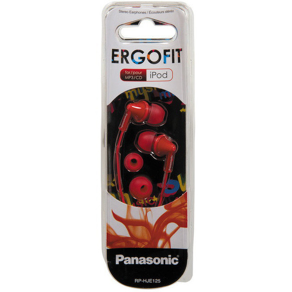 Навушники PANASONIC RP-HJE125E-R