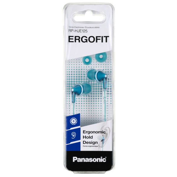 Panasonic Наушники RP-HJE125E In-ear Turquoise