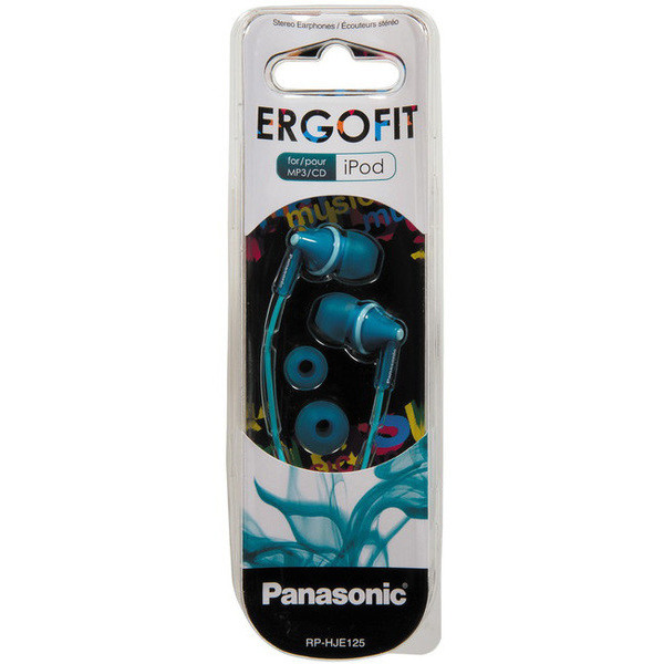 Panasonic Наушники RP-HJE125E In-ear Turquoise