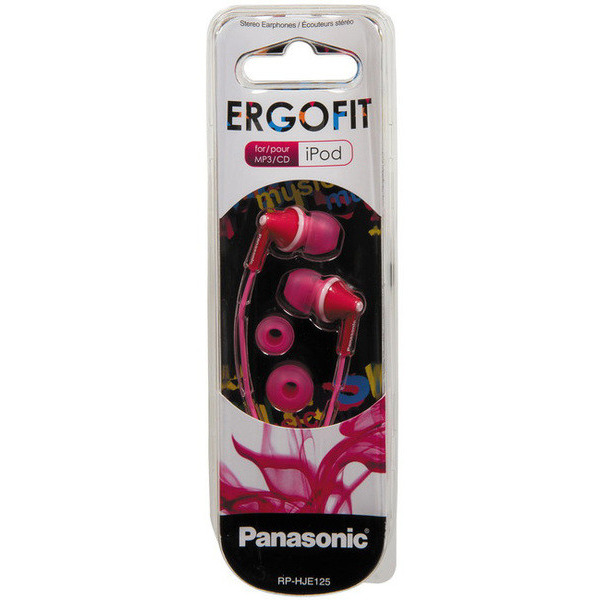 Panasonic Наушники RP-HJE125E-P In-ear Pink