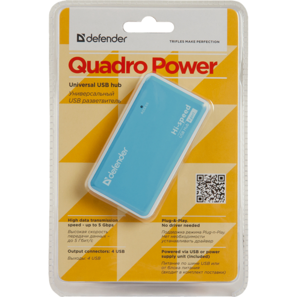 USB-хаб DEFENDER QUADRO 83503