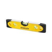 Уровень TORPEDO из алюминия длиной 250 мм с 3 капсулами и магнитами STANLEY 0-43-511