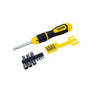 Викрутка Stanley Multibit реверсивна зі змінними вставками (STHT0-62574)