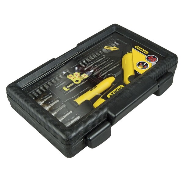 Викрутка реверсивна з комплектом біт Stanley 0-63-038