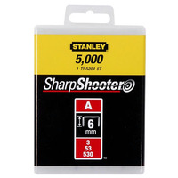 Скоби Stanley A 6 мм 1000 шт. (1-TRA204T)