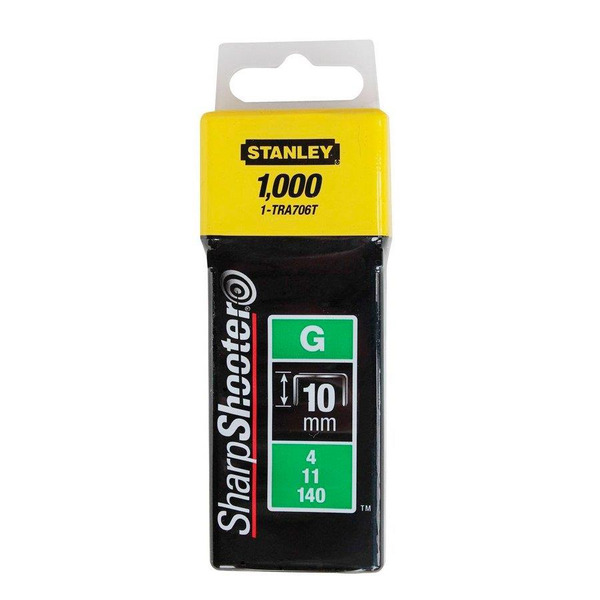 Скоби Stanley G 10 мм 1000 шт. (1-TRA706T)