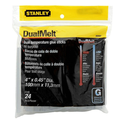 Термоклей DualTemp диаметром 11.3 мм, двутемпературный для клеевого пистолета STANLEY 1-GS20DT